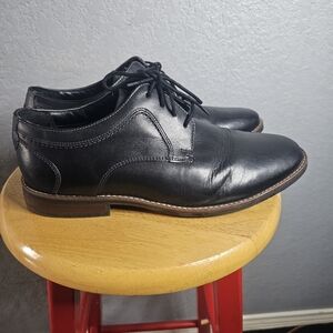 Nunn Bush Black Leather Oxfords